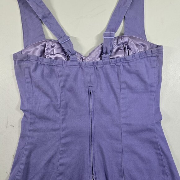 Pinup Couture Varla Lavender Top - Picture 6 of 6